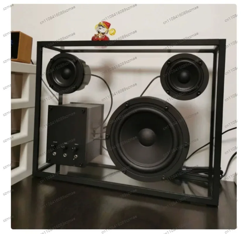 

Beautiful Simple Acrylic Bluetooth Speaker Modern Transparent Desktop Ornament