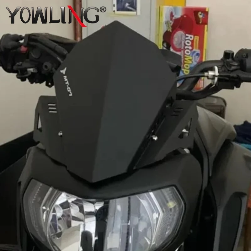 

For Yamaha MT 09 MT09 MT-09 FZ-09 2017 2018 2019 2020 2021 Front WindScreen Windshield Screen Motorcycle Fairing Deflector Guard