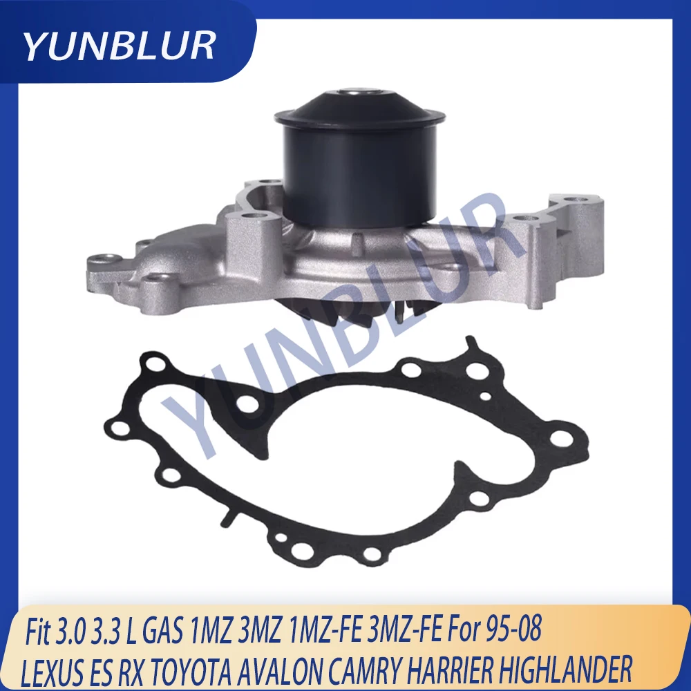 

Engine Parts Water Pump Fit 3.0 3.3 L GAS 1MZ 3MZ 1MZ-FE 3MZ-FE For 95-08 LEXUS ES RX TOYOTA AVALON CAMRY HARRIER HIGHLANDER