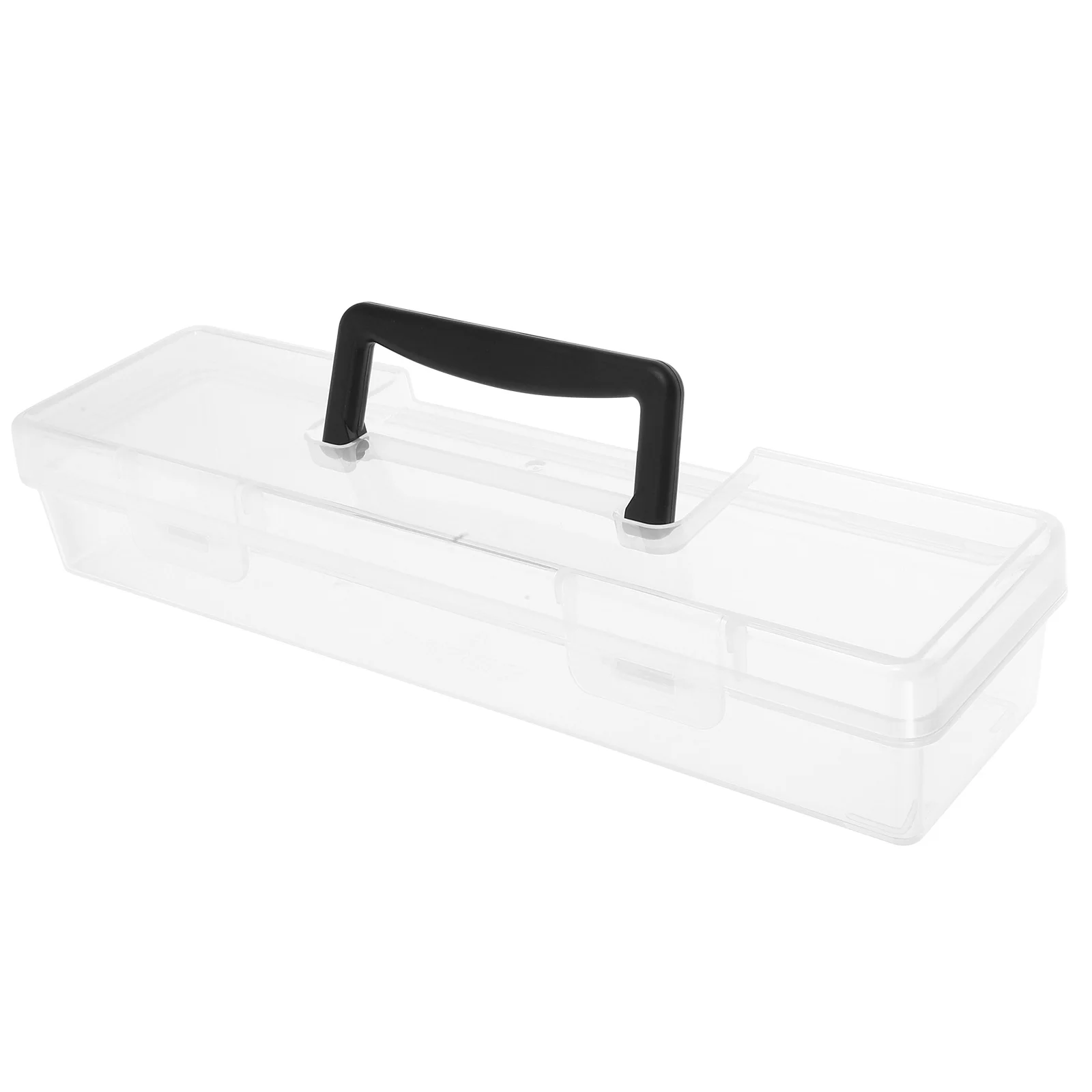 Transparent Toolbox Large Capacity Parts Organizer Household Repair Nuts Bolts Storage Portable Hardware Case Compact Design