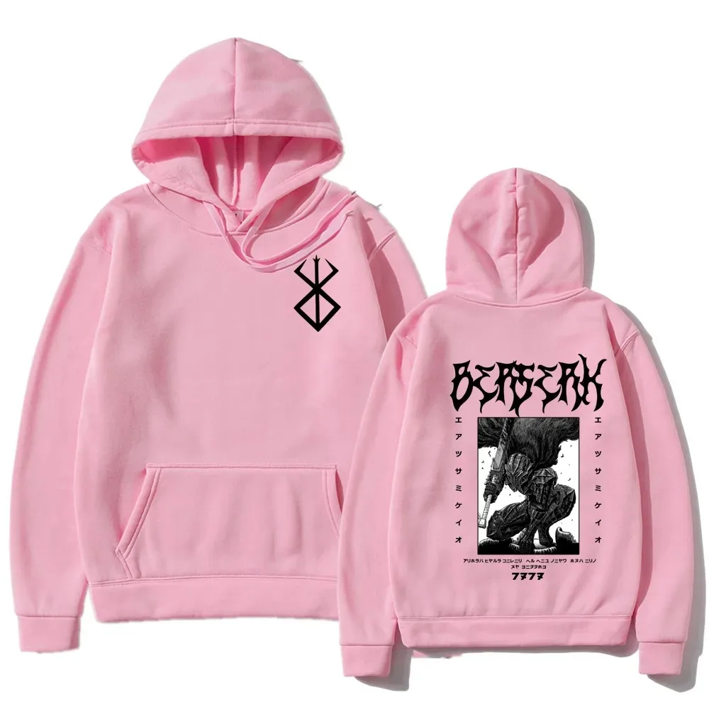 Hot Berserk Guts Hoodie Japanese Anime Graphic Sweatshirt for Boys Sportswear Cosplay Clothes Cute Girl Autumn/Winter Pullovers