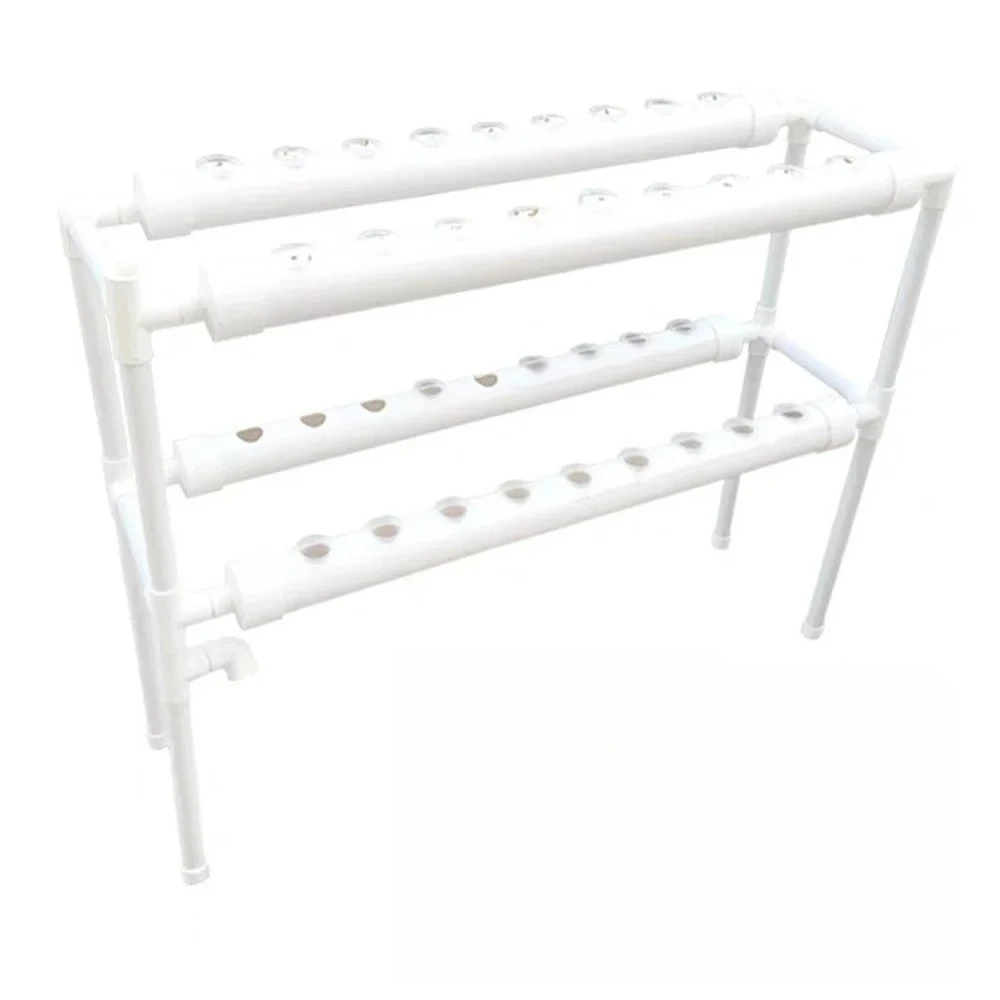 

L # Hydroponic System Grow Kit 2 Layers 36/72-Hole Pipe Hydroponic Plant Grow Kit Hydroponic System Vegetable
