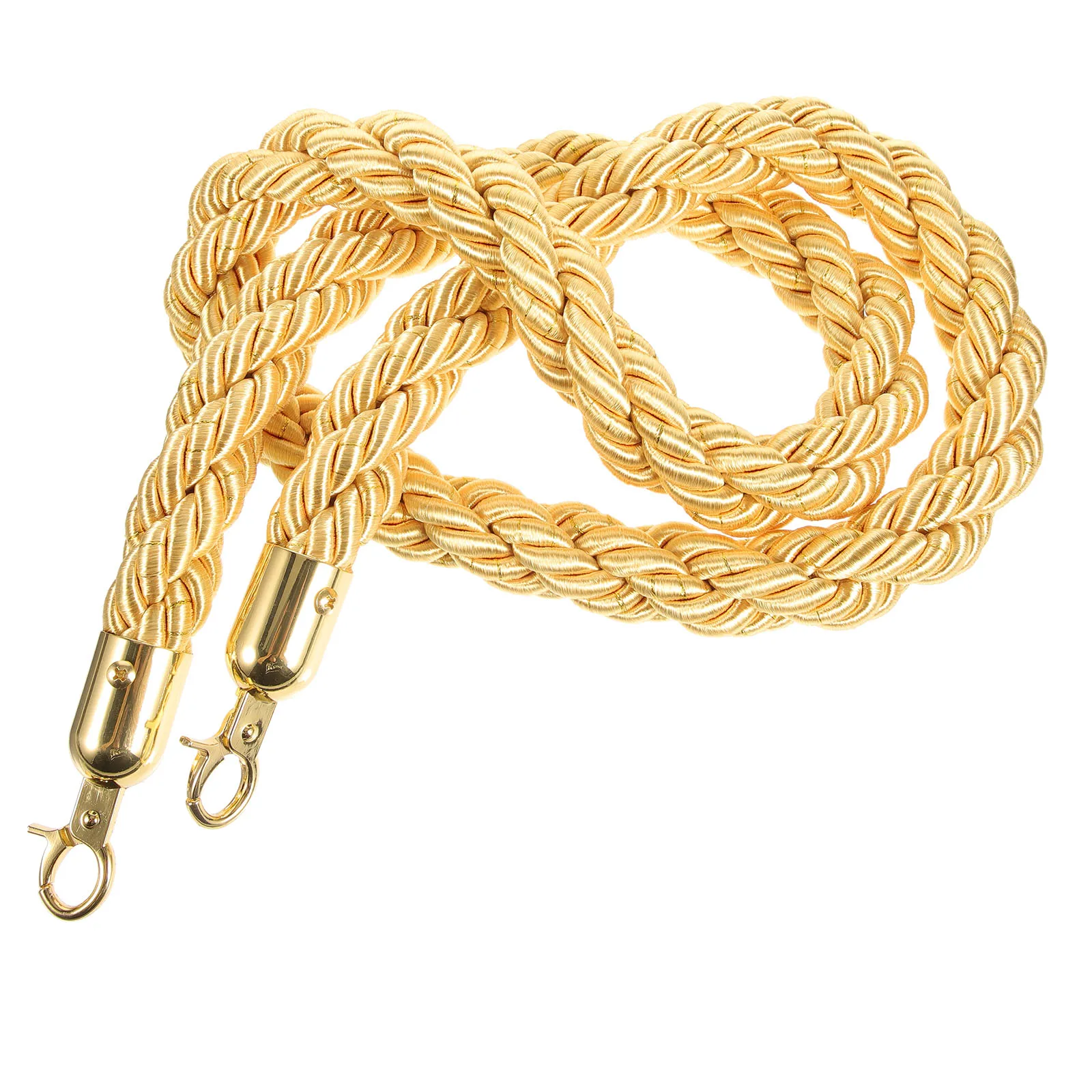 

1.5M Stanchion Flax Party Queue Crowd Control Line Barrier Durable Lightweight Hooks Compatible Rope For Stanchion Queue Barrier