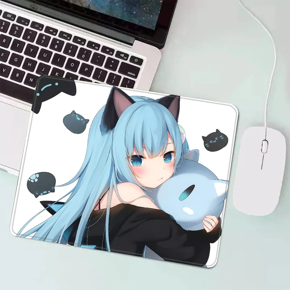 Cartoon Cute Nekoha Shizuku Gaming Mouse Pad XS Small Mousepad for PC Gamer Desktop Decoration Office Mouse Mat Deskmat Rug