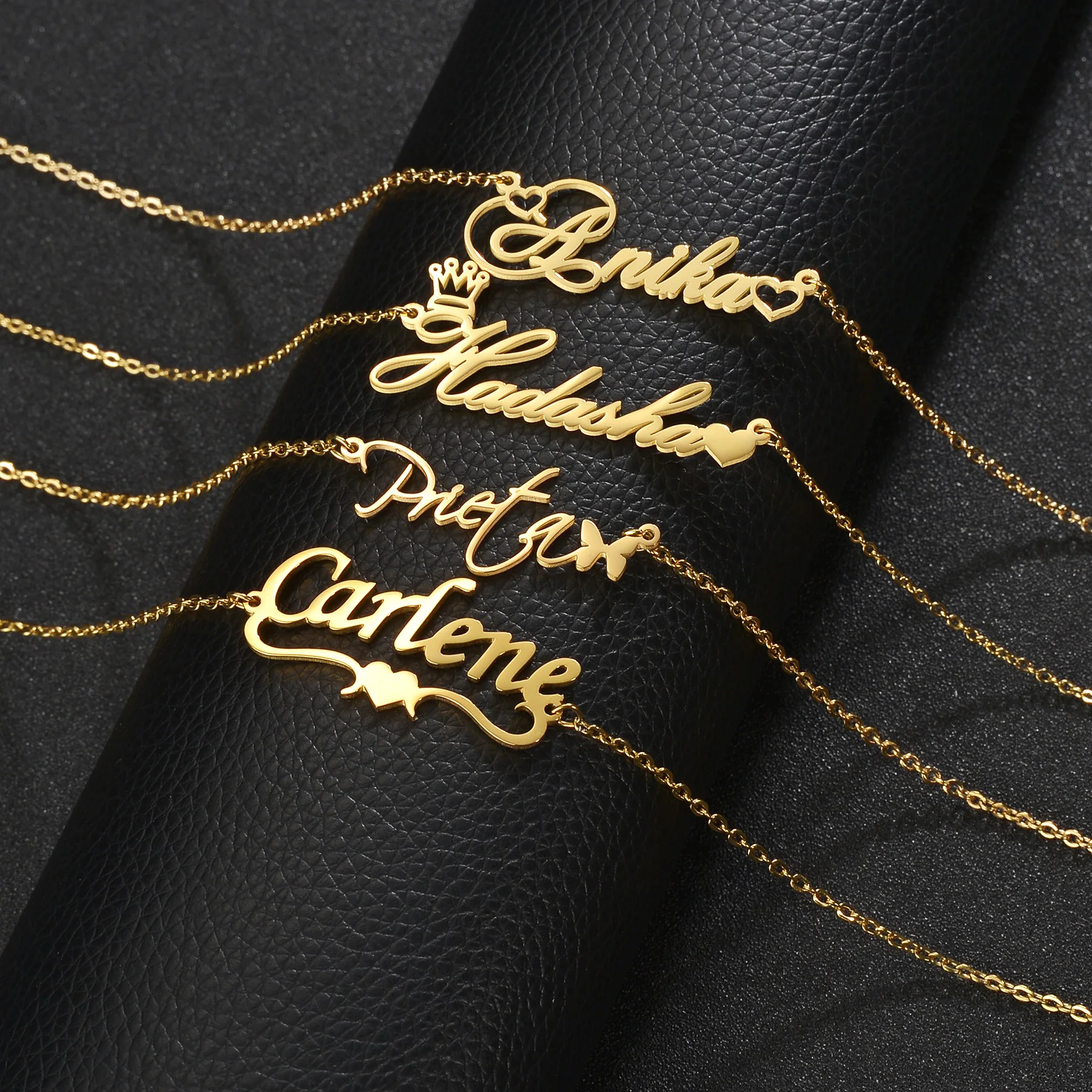 Sifisrri personal isierte benutzer definierte Name Halskette für Frauen Edelstahl Anhänger kursive Brief kette Halsreif Geburtstag Schmuck Geschenk