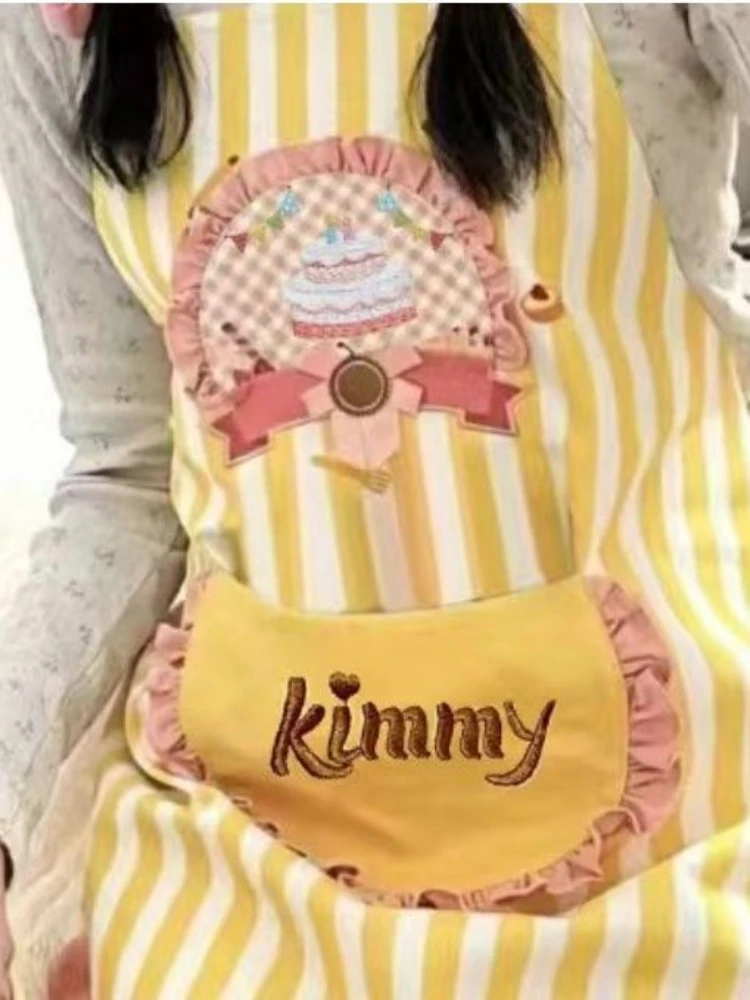1 buah celemek bergaris lucu g - Kitchen Baking Must Haves ulasan dan harga
