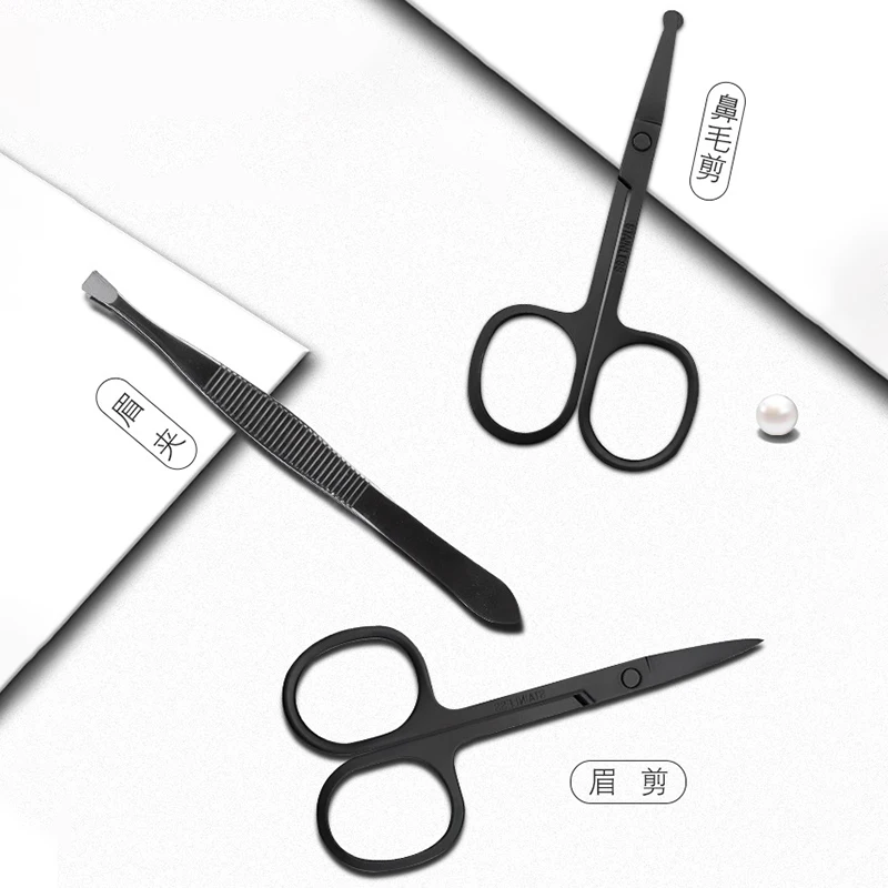 Ensemble de coupe-ongles professionnels pour femme et homme, kit de manucure avec étui de voyage, outils de coupe pour orteils, 7 pièces, 10 pièces, 12 pièces, 16 pièces, 18 pièces