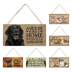 Dog Pet Lover Wooden Sign A House Is Not A Home Without A Labrador Plaque Decor Wall Art Wall Decor Home Room Door Decor