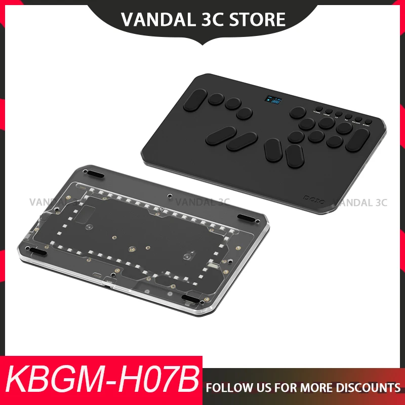 Doio Hitbox Kbgm-H07b Game Keyboard Aluminium Alloy Backlight Pbt For Ps4 Ps5 Switch Keyboard Custom Pc Steam Accessories Gifts