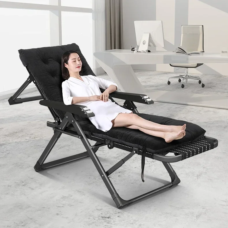 Cama reclinable plegable para siesta, silla portátil de ocio para el hogar, balcón, playa, sofá perezoso, tumbona cómoda, silla plegable versátil