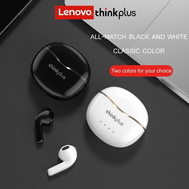 Lenovo X16ไร้สาย Bluetooth Fone หูฟัง HiFi พร้อมไมโครโฟนหูฟังหูฟังกีฬาชุดหูฟังกล่องชาร์จ300MAh