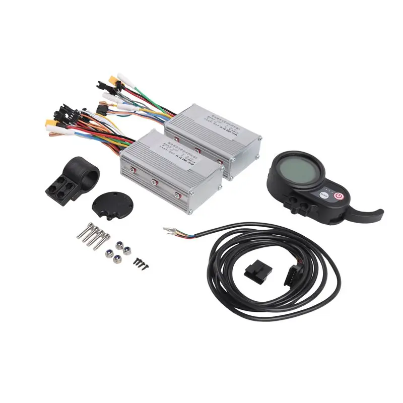 AA67-Electric Scooter Dual Drive Controller JP 48V 52V 60V 25A 50A Brushless Controller AB Front Rear Drive Controller Kit,2