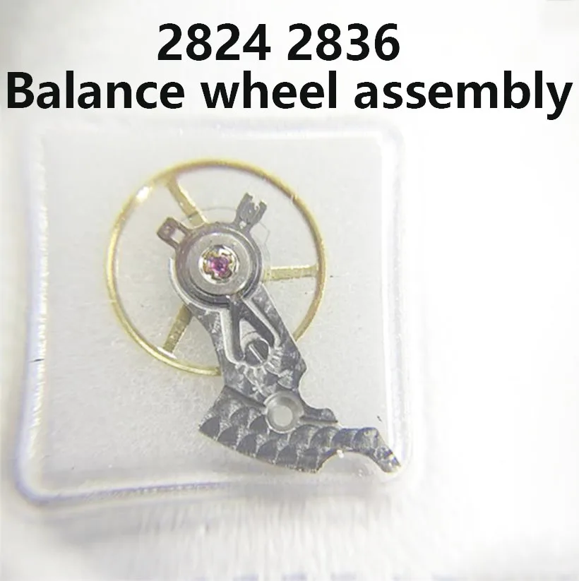 Suitable For Domestic Tianjin 2824 2836 Movement Full Swing Balance Wheel With Balance Spring Assembly Watch Movement Accessorie