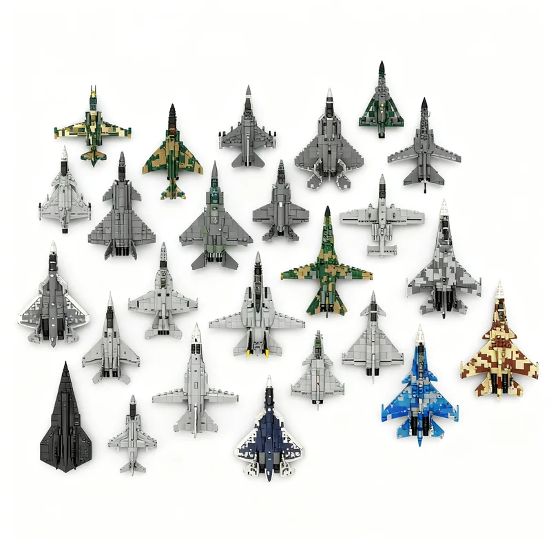 ตัวต่อ MOC Creator Expert Sukhoi SU Felon 1 จำนวน 1939 ชิ้น ขนาด 1/5 ของเล่นตัวต่อแบบประกอบเอง ไอเดียของขวัญคริสต์มาส