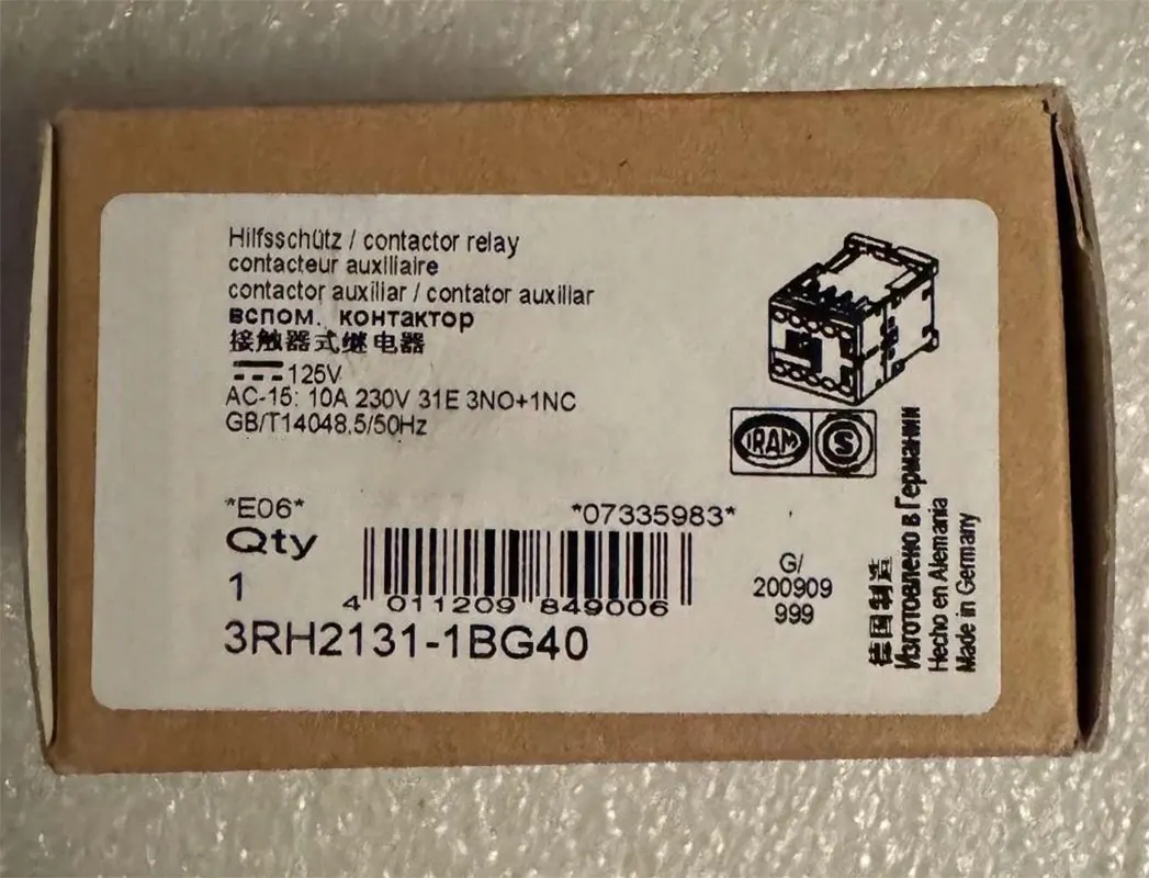 

Brand New 3RH2131-1BG40 3RH2131-1BM40 3RH2131-1BP40 3RH2131-1BW40 3RH2131-1BF40 3RH2131-1BF40-1AA0 Warranty One-year