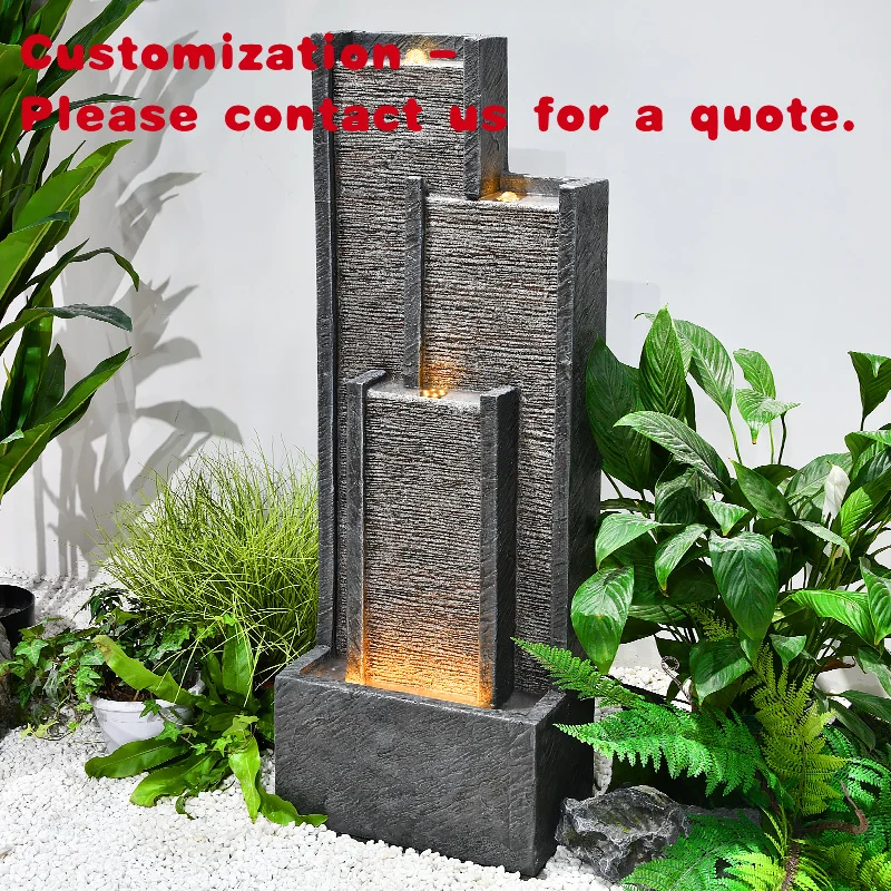 custom.Decorations Home Indoor Modern Fountain Wall Fall Garden Fountains Garden Centre Sale