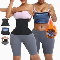 Sauna Waist Trainer Slimming Belt Women Gym Fitness Cincher Belly Control Corset Sweat Fat Burning Women Body Shaper Weight Loss