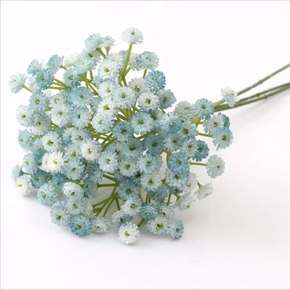 Artificial Gypsophila Silk Flowers Bouquet, Chic Shape, Easy to Match with Other Colors, Suitable for Office and Home Decor