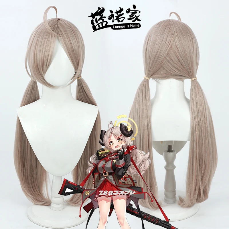 Game Anime Blue Archive Shishidou Izumi Cos Cosplay Wig Halloween Carnival Party Props Synthetic Hair Heat Resistant Fiber