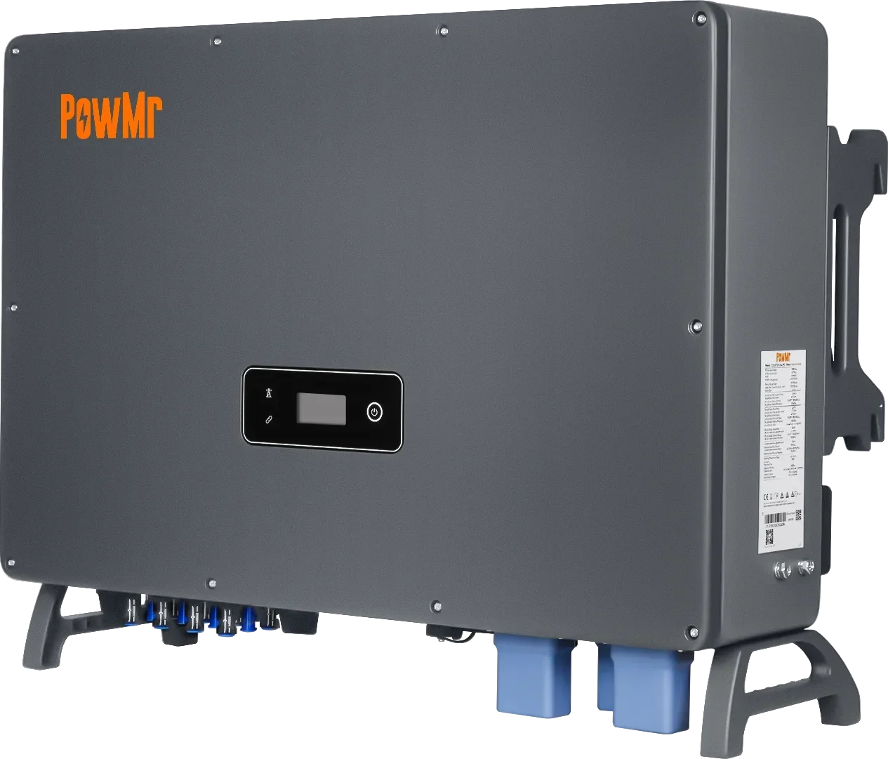 PowMr HV Energy Storage Inverter 25/30/36/40/50KW 750V 3 Phase Hybrid Solar Inverter With Solar Charge Controller