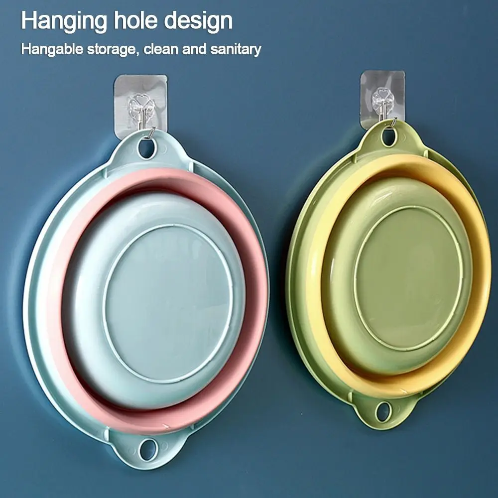 Picture 5: Multi-purpose Portable Washbasin Foldable Washbasin Plastic Laundry Basin Portable Folding Basin Camping Picnic Cleaning Tool