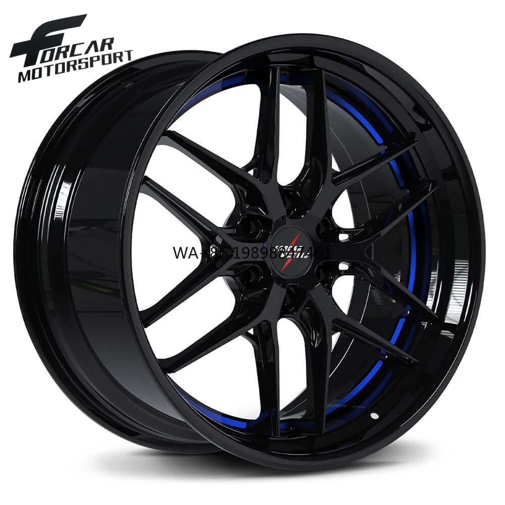 

Custom Forged Alloy Wheel Twp-piece 18 19 20 21 22 23 24 Inch Deep Lip Car Rims