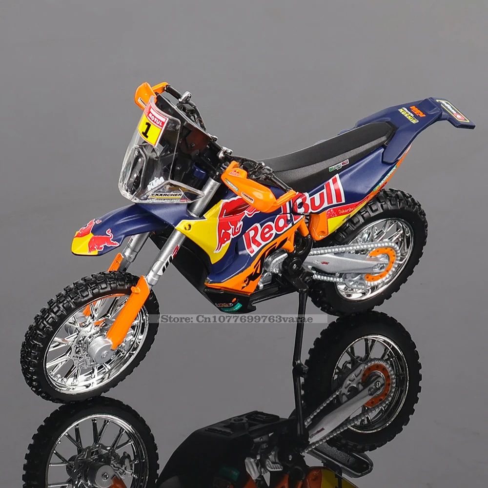 Bburago 1:18 KTM 450 790 Adventure R Rally BMW original authorized simulation alloy motorcycle model toy car gift collectio