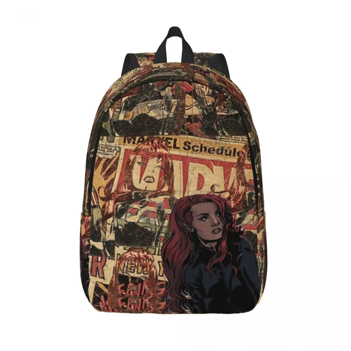 Custom Comics Aesthetic Wallpaper Travel Canvas Backpack Men Women School Laptop Bookbag College Student Daypack Bags