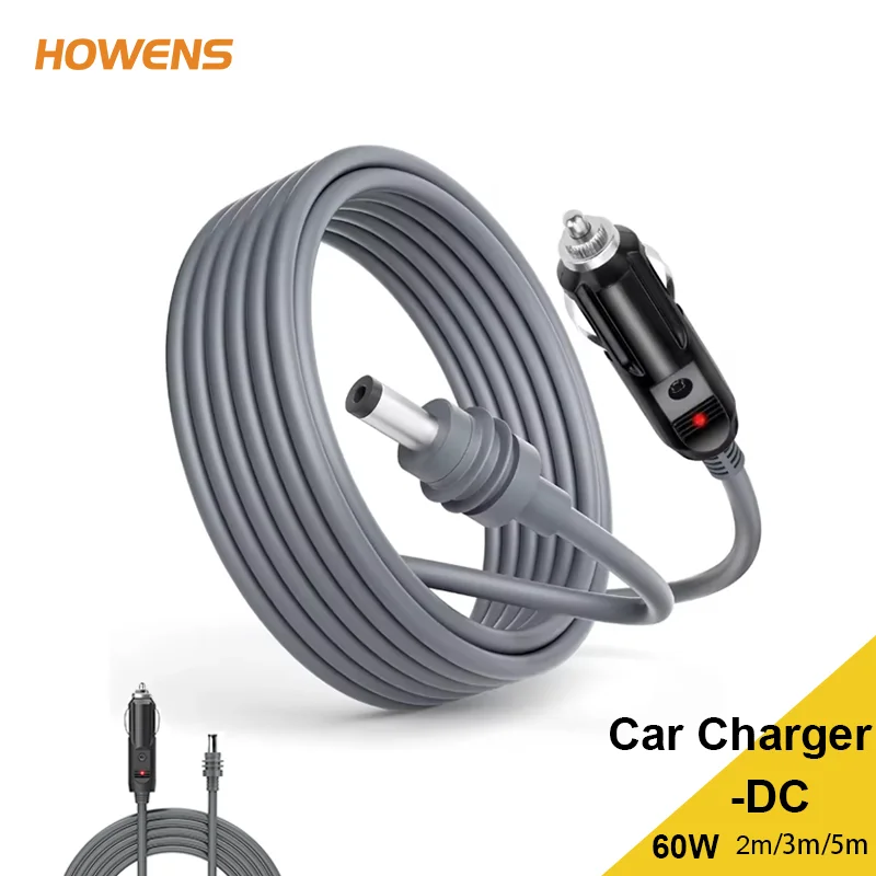 For Starlink Mini DC Power Cable Cigarette Lighter Starlink Mini Cable 12V-24V DC Car Power Cord for 18AWG Power Cord for Trucks
