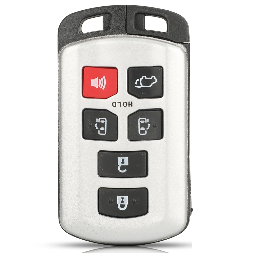 jingyuqin Remote Smart 6 Buttons Car Key Shell For TOYOTA SIENNA 2011-2020 Case Fob Car Accessory