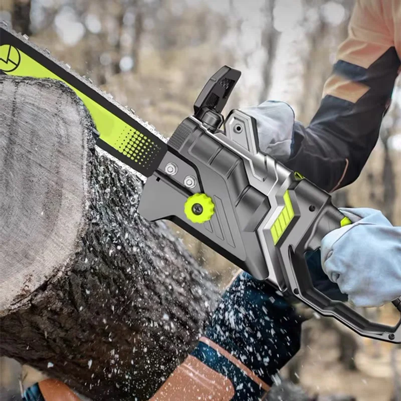 16 Inch Small Portable Chainsaw Outdoor Wood Cutting Tree Saw Electric Chain Saw