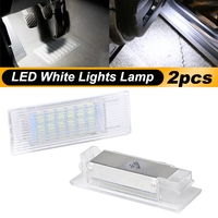 2pcs LED Door Courtesy Footwell Light Car Welcome Lamp White For 2014-up BMW F20 F21 F30 F31 F34 F32 F10 F11 F07 F01 X5 X1 X4 I3