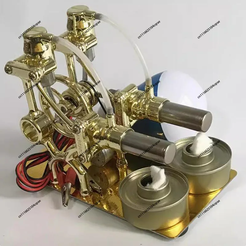diyマイクロモデル蒸気力技術科学発電機ミニ熱風スターリングエンジン