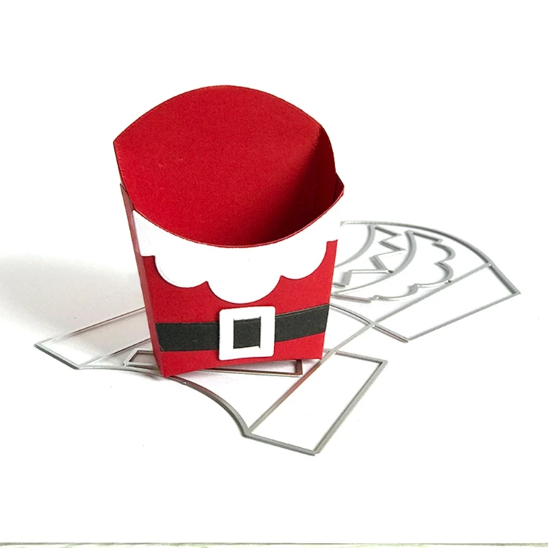 Christmas Box Metal Cutting Dies Stencil DIY Scrapbooking Album Paper Card Template Mold Embossing Craft