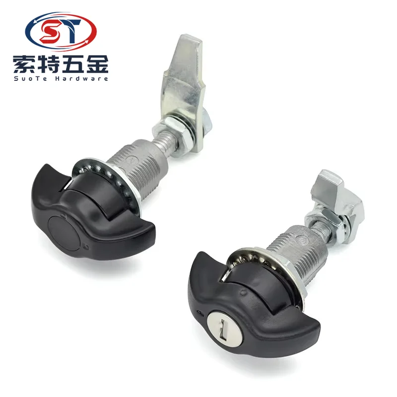 XK245-3 SOUTHCO Large Compression Door Lock E3-158-25 Airfoil One-word Handle Lock key-locking keyed CH751 Metal Wing knob lock