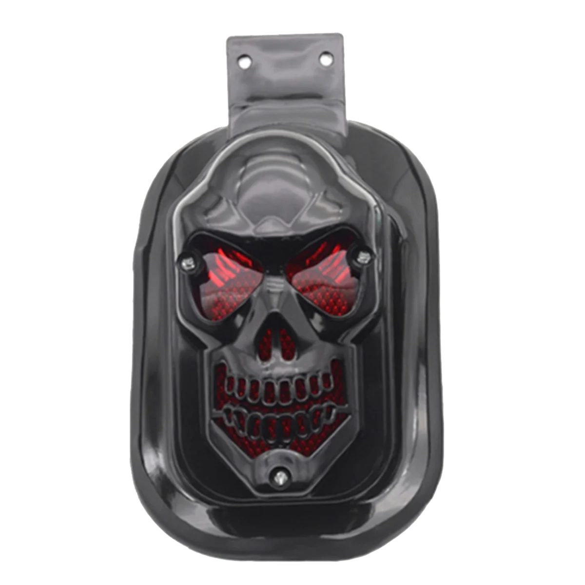 

Ingenious Motorcycle Skull Rear Light Turn Signal Brake Lamp License Plate Lamp Rear Tail Light Motorcycle Accessories Durable