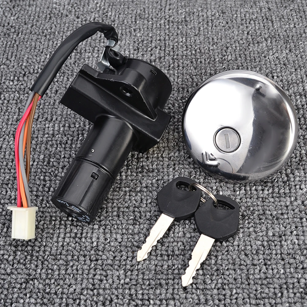 GN250 Ignition Switch Key Fuel Tank Cap For Suzuki GN 250 1985-2001 1986 1987 1988 1989 1990 1991 1992 1993 1994 1995 1996 1997