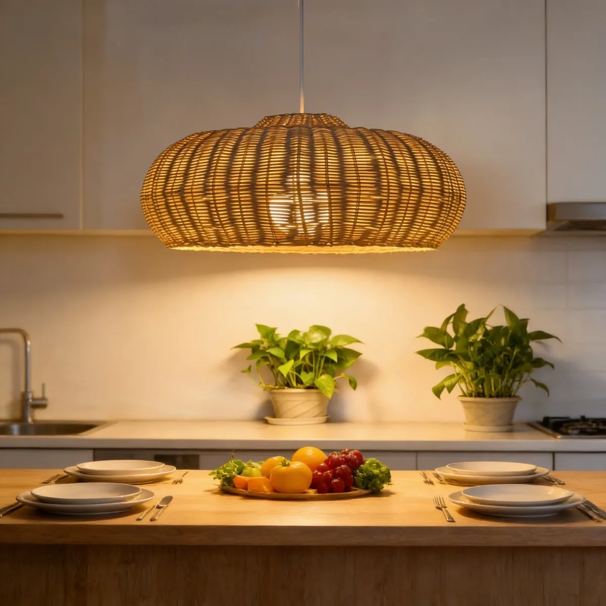 

JOYINLED ручной работы винтажный плетеный подвесной светильник из ротанга домашняя подвесная люстра освещение гостиная кухня бамбуковая ткацкая лампа