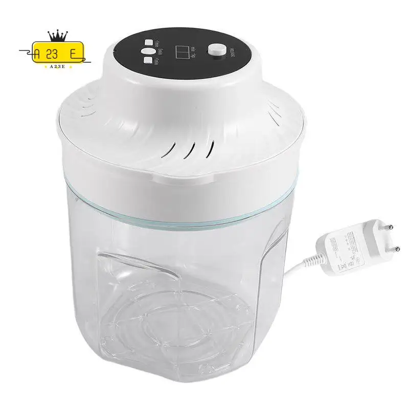 A23E-Resin Bubble Remover Machine, 3L 99.9% Bubble Removal In 5Min, Vacuum Degassing For Epoxy Resin,Crafts EU Plug