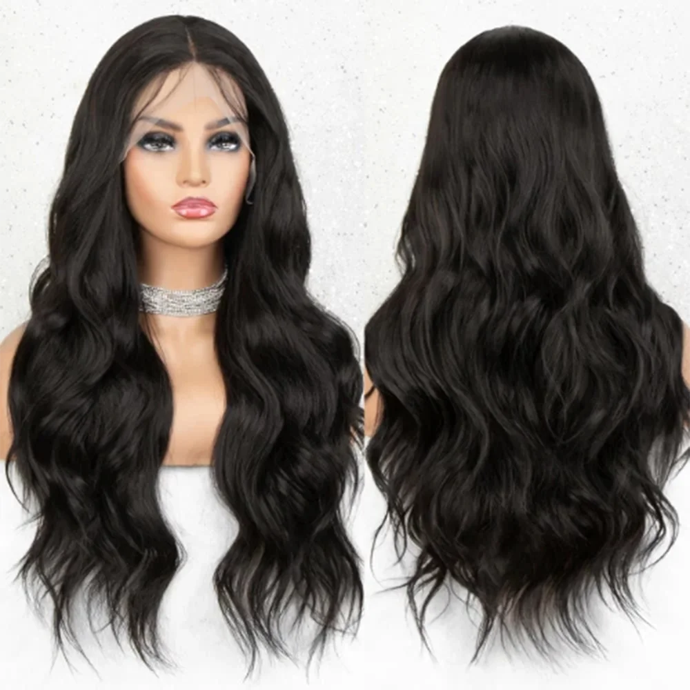 

42 дюйма 250% плотность Wear and Go Бесклеевые парики Человеческие волосы Предварительно выщипанные Предварительно вырезанные 13X4 HD Кружева без клея Объемная волна Парики фронта шнурка