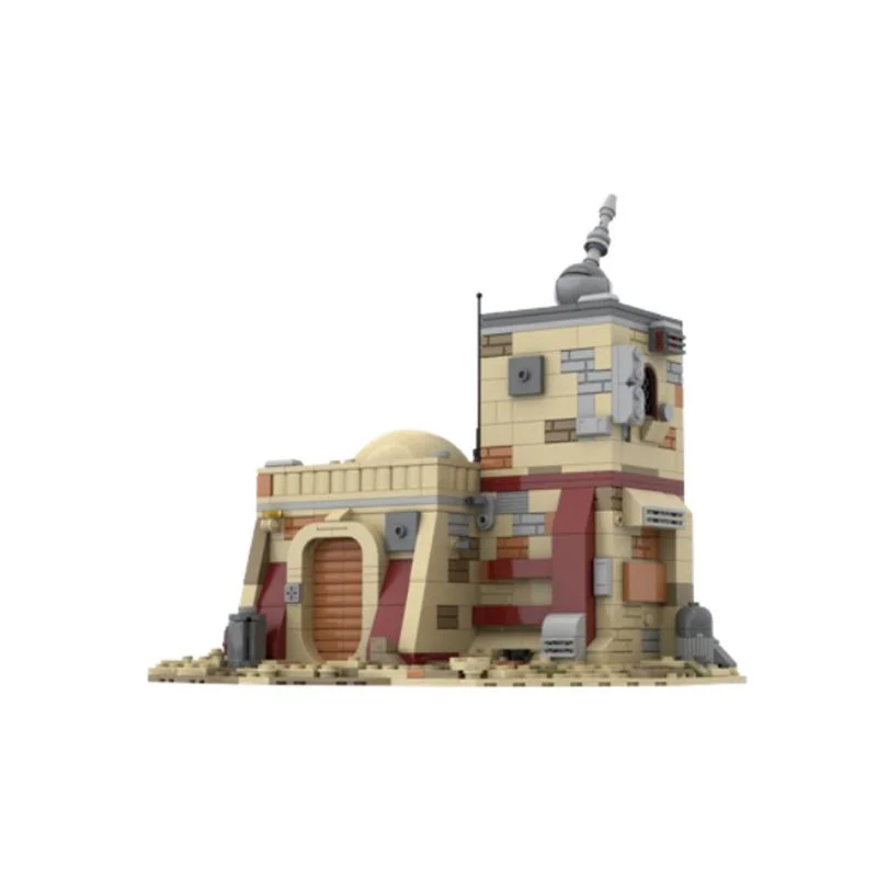 Kit de construction de modèles de Puzzle 3D, Architecture du désert, briques créatives, décoration de maison et de bureau, cadeaux de paysage pour adultes et adolescents