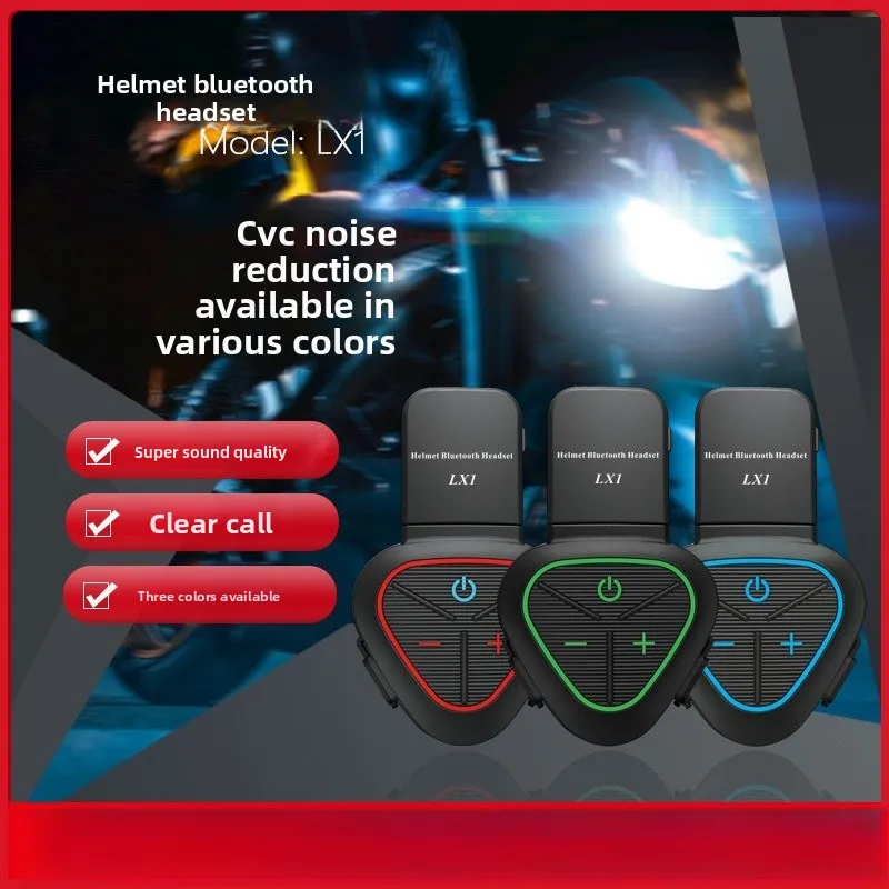 

LX1 мотоциклетный летний полушлем с длительным сроком службы батареи водонепроницаемый беспроводной шлем 5,3 Bluetooth-гарнитура