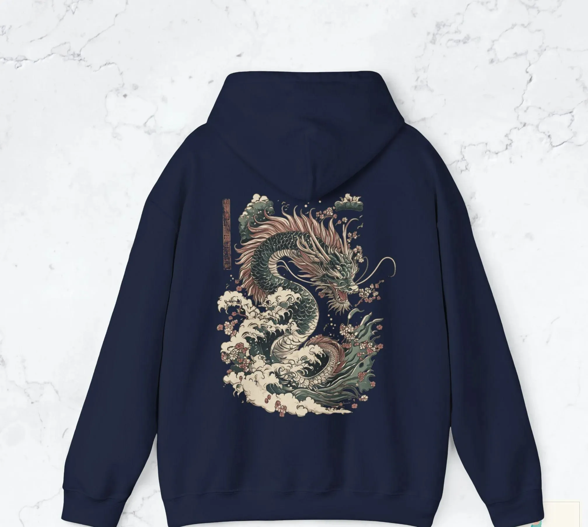 

Fashion Chinese Loong Men's Hoodie-loose and durable cotton fabric sweatshirt,multi-purpose street wear S-4XL,daily holiday wear