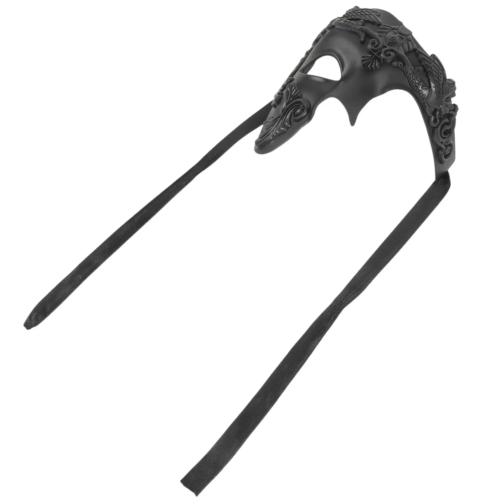 

Roman Soldier Masquerade Halloween Masquerade Mask Decorative Plastic Men Half Face Vintage Cosplay Accessories
