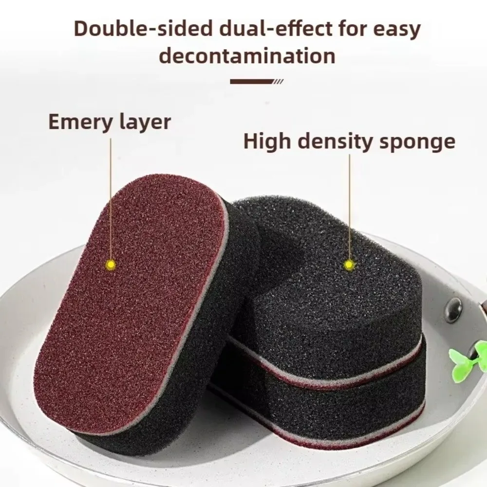 Double-sided Magic Sponge Black Stain Artifact Clean Rub Rust Remover Brush Dish Pot Cleaning Power Thicken Cleaning Brushes