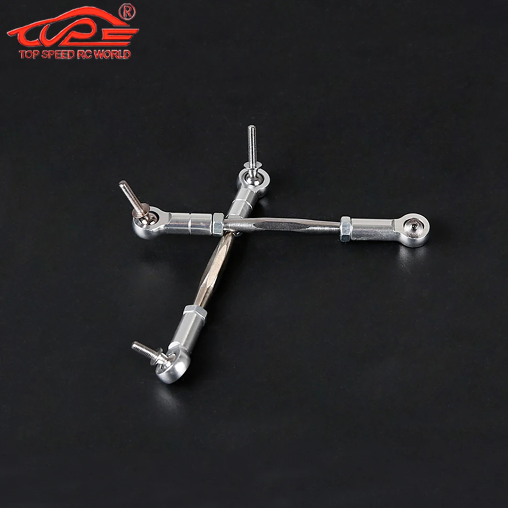 Upgrade Alloy Lenkung Spannschloss Krawatte Stange 2 stücke für 1/5 Rc Auto HPI ROFUN BAHA ROVAN König Motor BAJA 5B 5T 5SC Buggy Lkw Teile