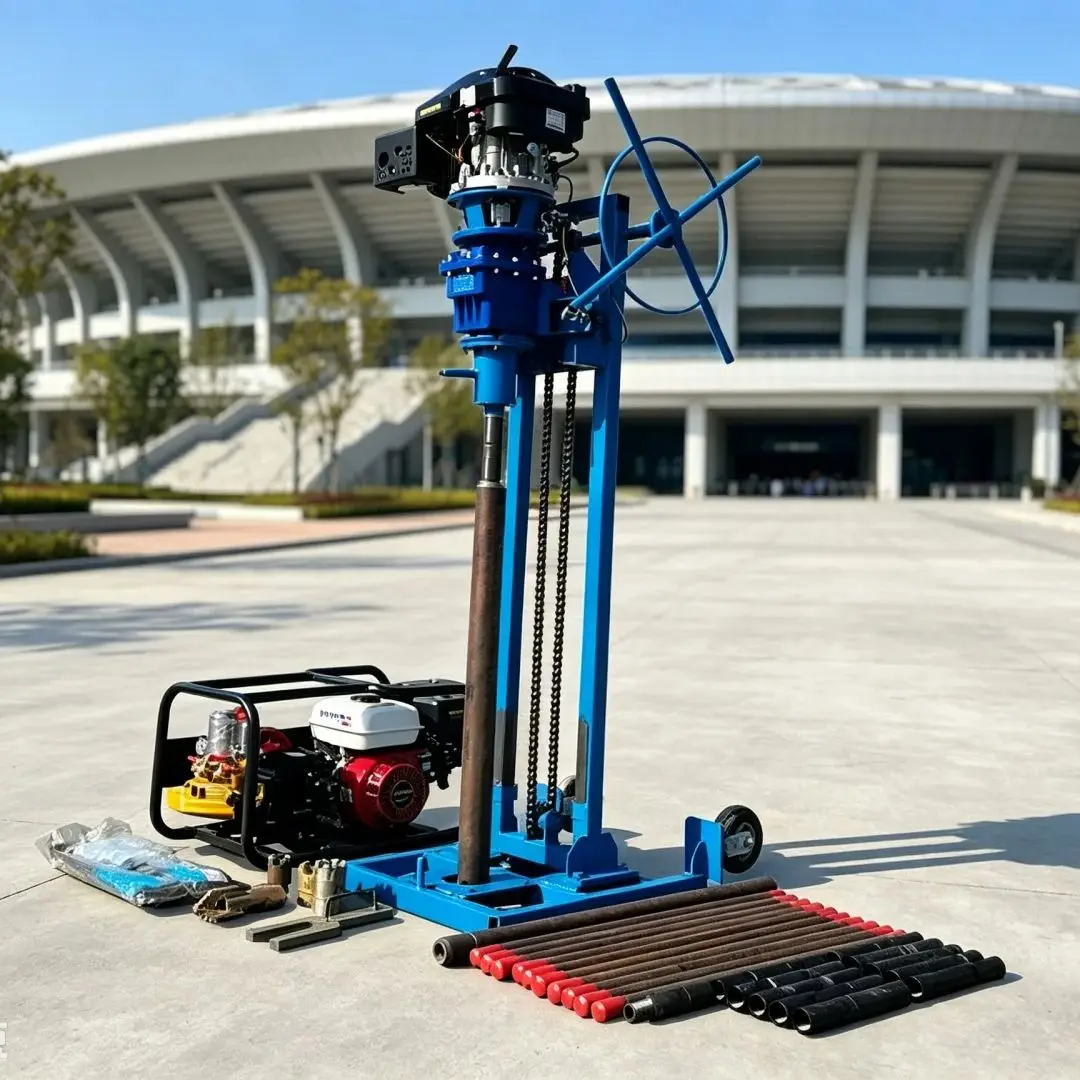 Customized Geological Backpack Core Drilling Rig with Detachable Vertical Mast for Engineering Investigation Drilling & Sampling