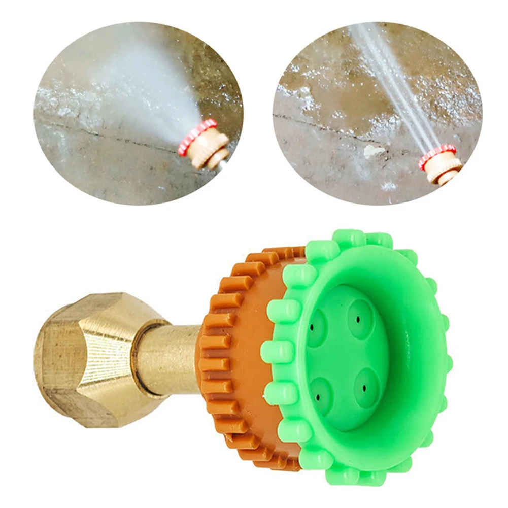 Garden Sprayer Nozzle Four-Hole Direct Spray High-pressure Atomization Sprinkler Head For Agricultural Irrigation Plant Watering