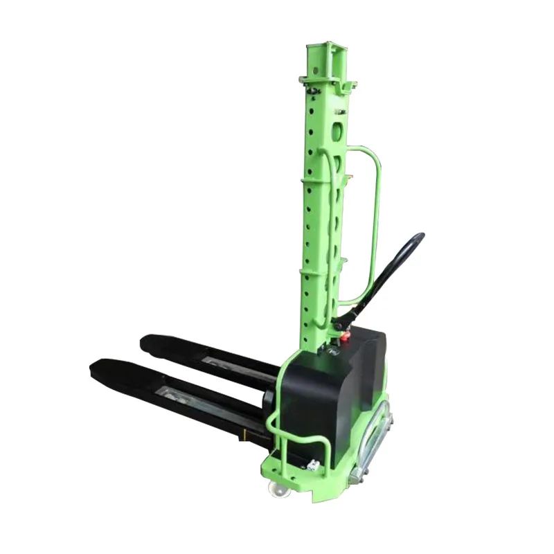 500kg 1500kg Self-Lifting Pallet Loader semi electric self load lifting portable self loading stacker