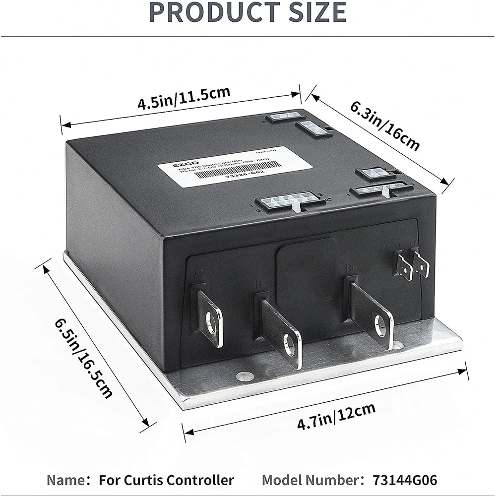 73144G06 Controller 9 Pin 36V 300Amp Replaces For Curtis 1206SX 005 Electronic Speed Controller For 1994-2000 EZGO Electric